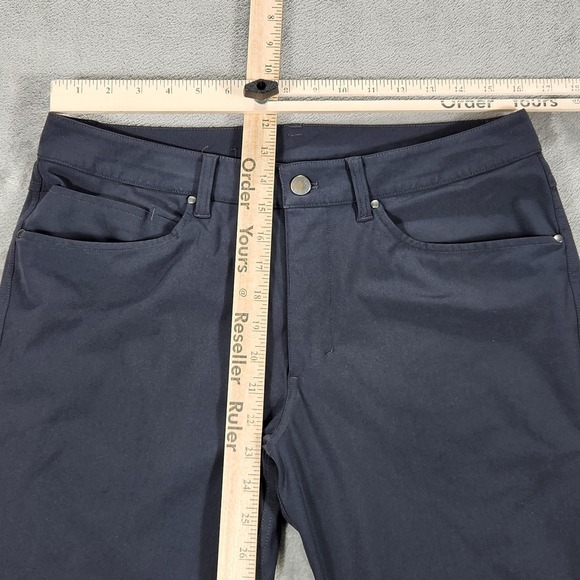 Lululemon Pants Mens 32x31 ABC Slim Fit Gray Softshell Stretch - Picture 13 of 16